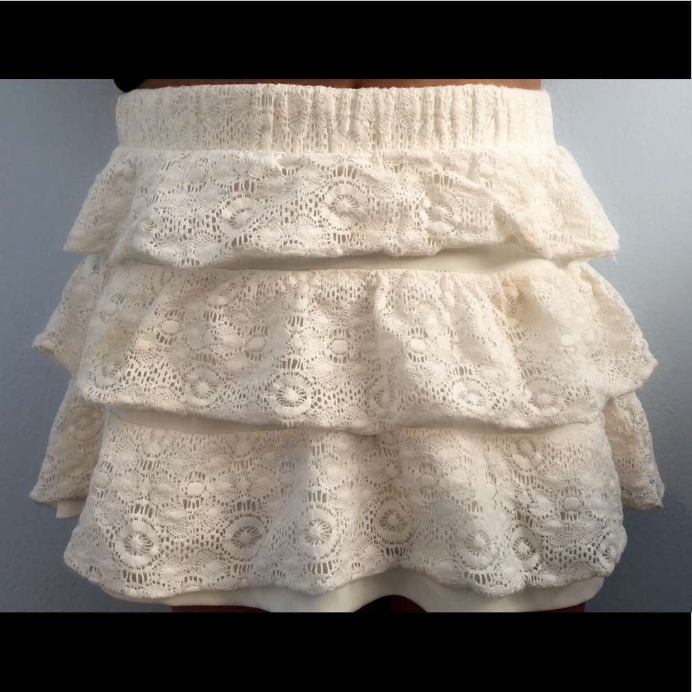 White skirt